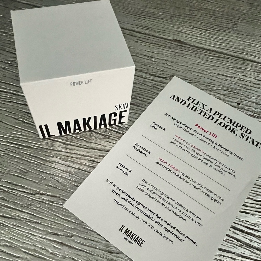 BNIB Il Makiage Power Lift Plumping Collagen-Boosting Primer & Moisturizer